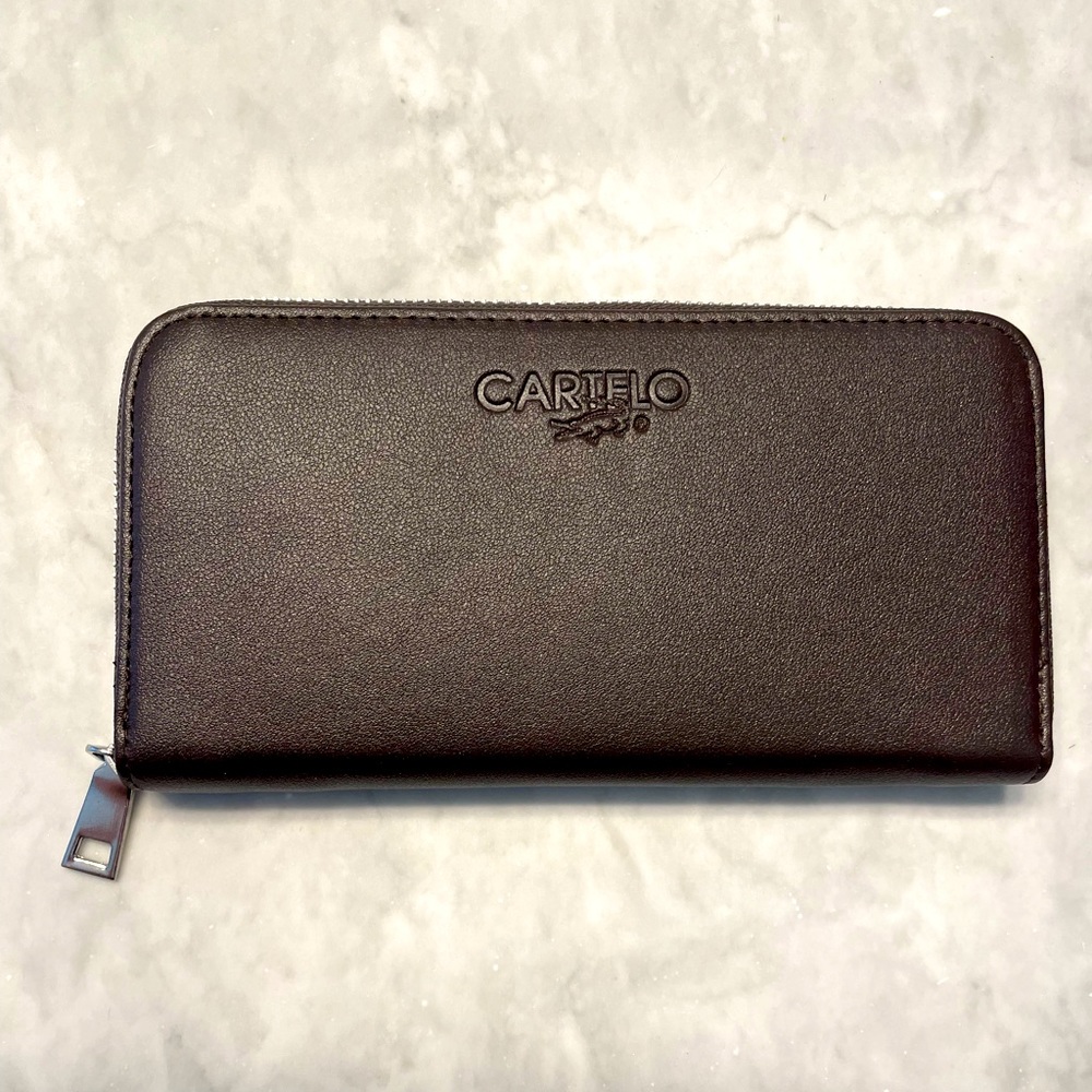 Women’s Cartelo Brown Zip Wallet